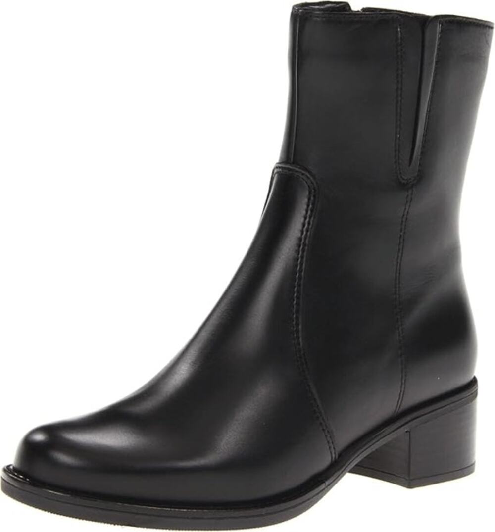 La Canadienne women's Perla boots black leather 10W wide 34139 waterproof